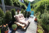 Modernisiertes Mehrfamilienhaus mit Garten, Dachterrasse und fantastischem Ausblick in Zell, Mosel - Terrasse